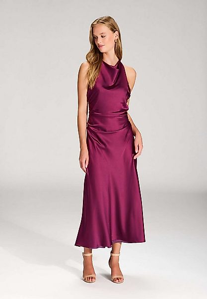 Hey Kyla Cocktailkleid - Midikleid aus Satin mit Rückenausschnitt Figurbeto günstig online kaufen