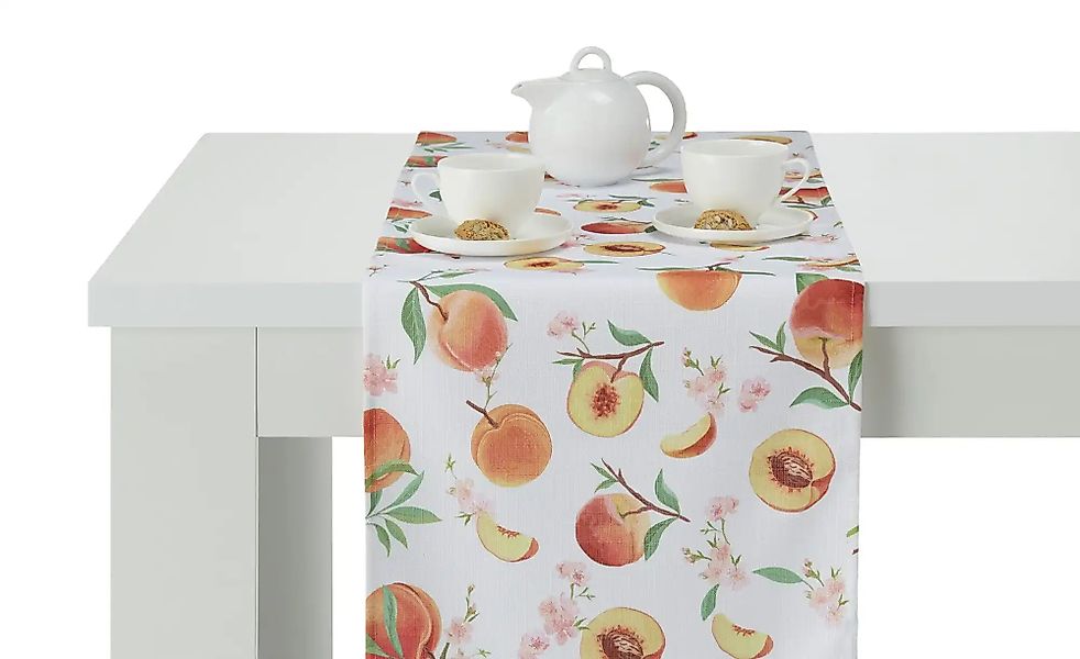 como Tischläufer  Pfirsich ¦ weiß ¦ Synthetik ¦ Maße (cm): B: 40 Tischwäsch günstig online kaufen