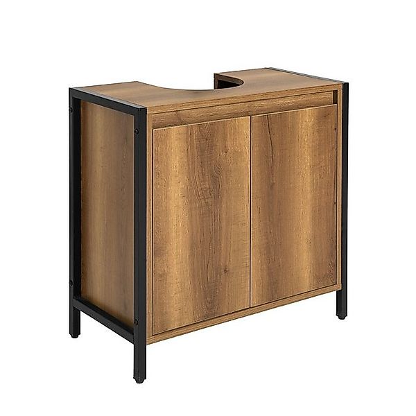 SoBuy Waschbeckenunterschrank BZR63 Badschrank Waschtisch Unterschrank Badm günstig online kaufen