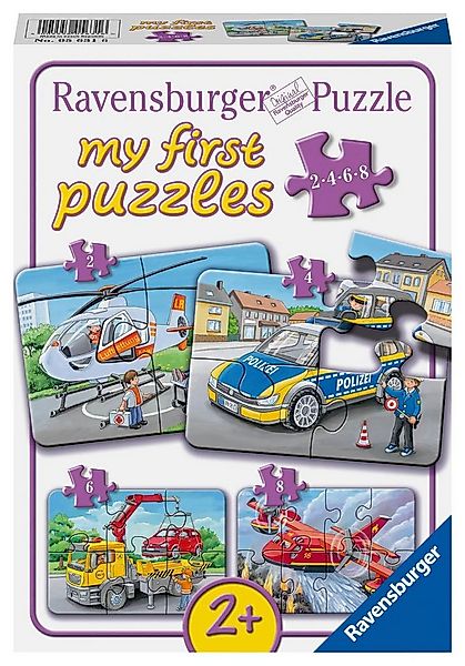Ravensburger Puzzle Ravensburger Kinderpuzzle - Meine Einsatzfahrzeuge - 2, günstig online kaufen