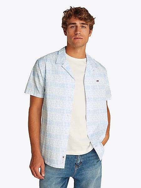 Tommy Jeans Kurzarmhemd "TJM REG AOP SS SHIRT EXT", mit sommerlichen Print günstig online kaufen