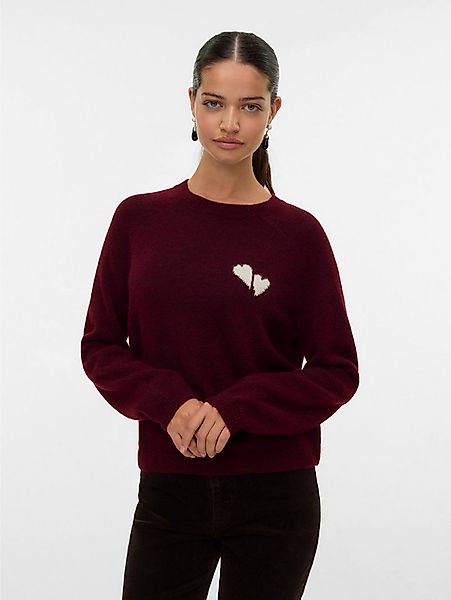 Vero Moda Strickpullover VMBAM LS O-NECK PULLOVER BOO ENT günstig online kaufen