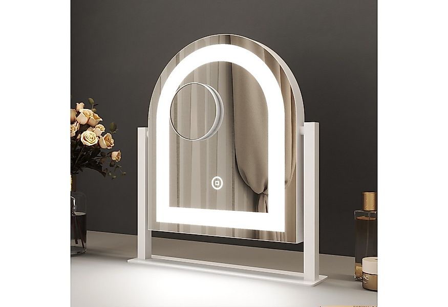 WDWRITTI Schminkspiegel Kosmetikspiegel 10 fach vergrösserung (Tischspiegel günstig online kaufen