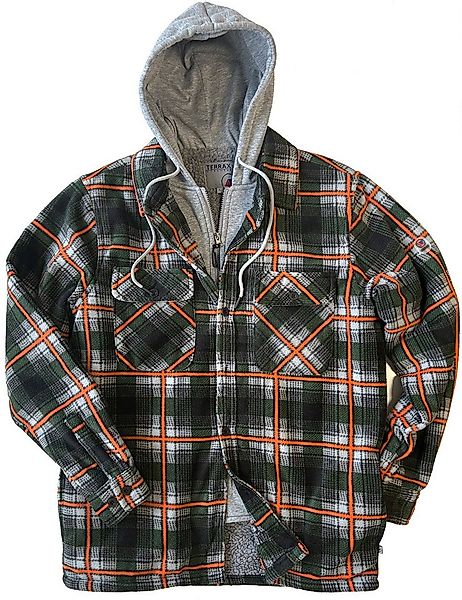 Terrax Workwear Langarmhemd 11112-4651 Terrax Thermohemd Karriert günstig online kaufen