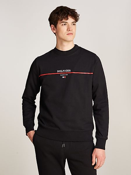 Tommy Hilfiger Sweatshirt HILFIGER STRIPE TERRY günstig online kaufen