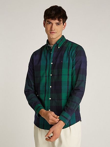 Tommy Hilfiger Langarmhemd OXFORD BLACKWATCH CHK Regular Fit SHIRT günstig online kaufen