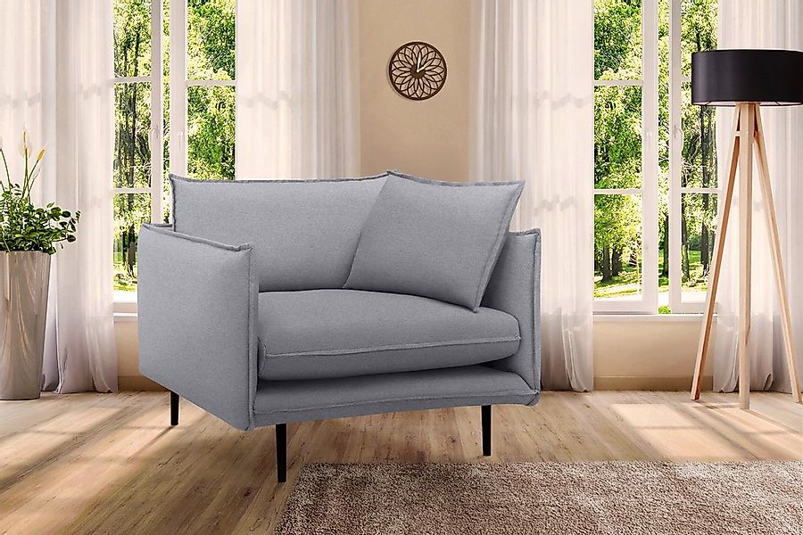 Home affaire 1,5-Sitzer "Somba" mit dickem Keder und eleganter Optik günstig online kaufen