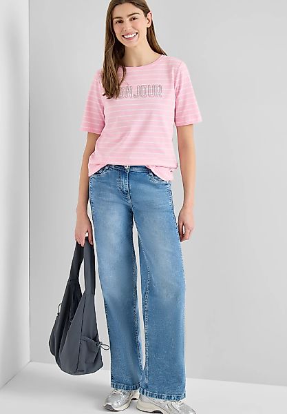 Cecil Print-Shirt mit U-Boot-Ausschnitt günstig online kaufen