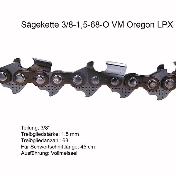 Oregon Ersatzkette Oregon LPX Sägekette 3/8 günstig online kaufen