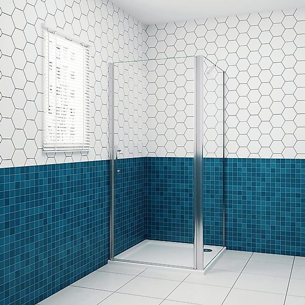 duschspa Eckdusche Eckeinstieg Duschkabine 185cm 6mm günstig online kaufen