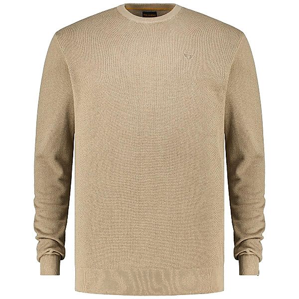 PME LEGEND Feinstrickpullover aus Baumwollmischung Farbe sand Größe: 4XL günstig online kaufen