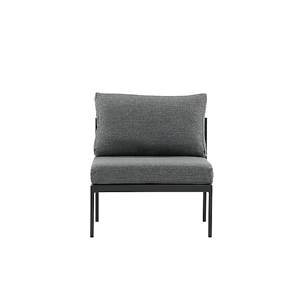 ebuy24 Copacabana Gartensofa Mittelsegment Schwarz Sitzhöhe cm 30 Sitzbreit günstig online kaufen