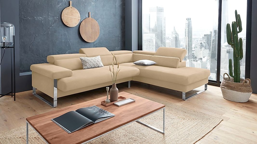 W.SCHILLIG Ecksofa "finn, toller Sitzkomfort, L-Form, hochwertige Verarbeit günstig online kaufen