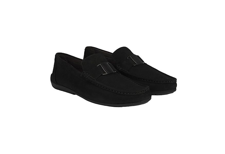 Desa Herren-Slipper – Obermaterial Leder, Textilfutter, flacher Absatz, oh günstig online kaufen
