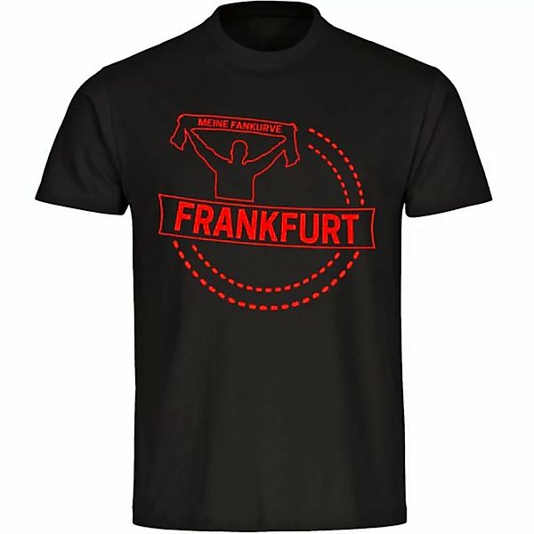 multifanshop T-Shirt Herren Frankfurt - Meine Fankurve - Männer günstig online kaufen