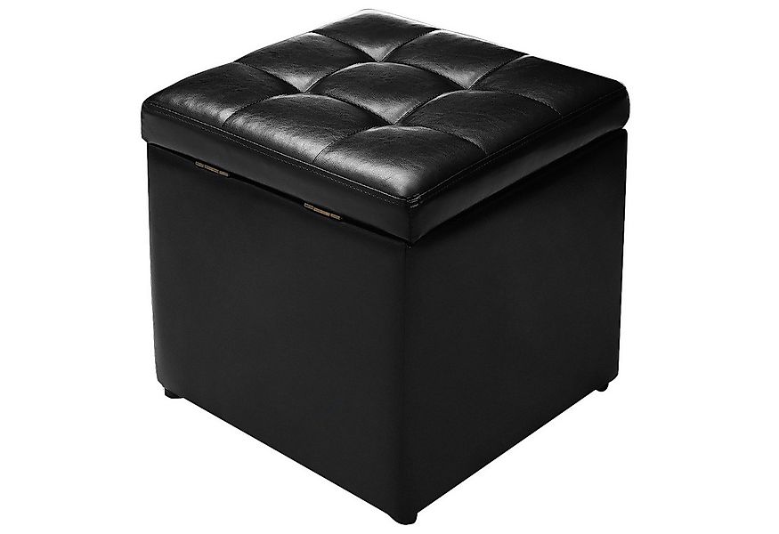 COSTWAY Sitzhocker Sitzwürfel, Stauraum mit Deckel, gepolstert, 300kg, 40x4 günstig online kaufen