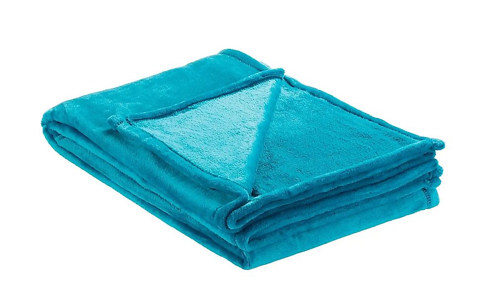 como Soft Flauschdecke  Mirabelle ¦ blau ¦ Synthetik ¦ Maße (cm): B: 150 De günstig online kaufen