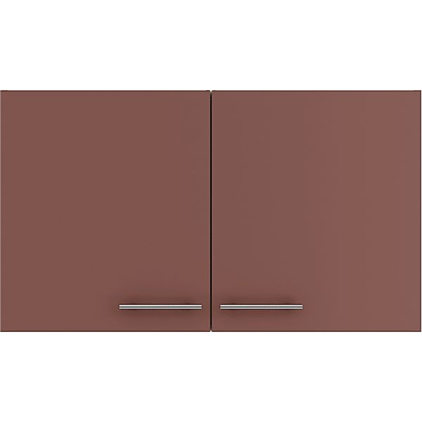 OPTIFIT Bari407 Küchen-Oberschrank 100 cm Rostrot günstig online kaufen