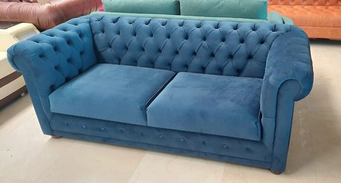 JVmoebel Chesterfield-Sofa Wohnzimmer Luxus Sofa 3 Sitzer Chesterfield Sofa günstig online kaufen