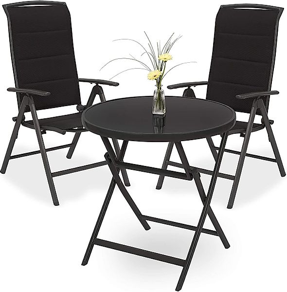 BRUBAKER Garten-Essgruppe Garten Sitzgruppe Milano, (Set), günstig online kaufen