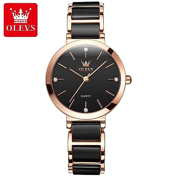 OLEVS Quarzuhr QuarzUhr Keramik- armband Luxus günstig online kaufen