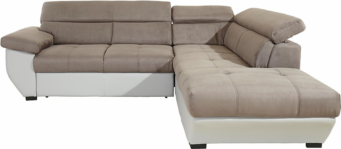 COTTA Ecksofa "Speedway L-Form" mit Kopfteilverstellung, wahlweise mit Bett günstig online kaufen