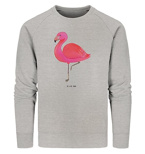 Mr. & Mrs. Panda Longpullover Flamingo Classic Größe L - Heather Grey - Ges günstig online kaufen