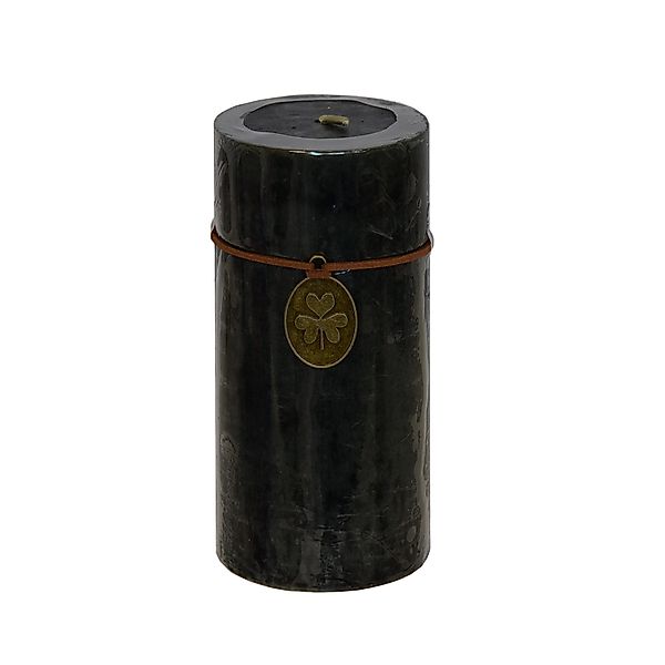 B&S Stumpenkerze Trendkerze schwarz durchgefärbt 13 günstig online kaufen