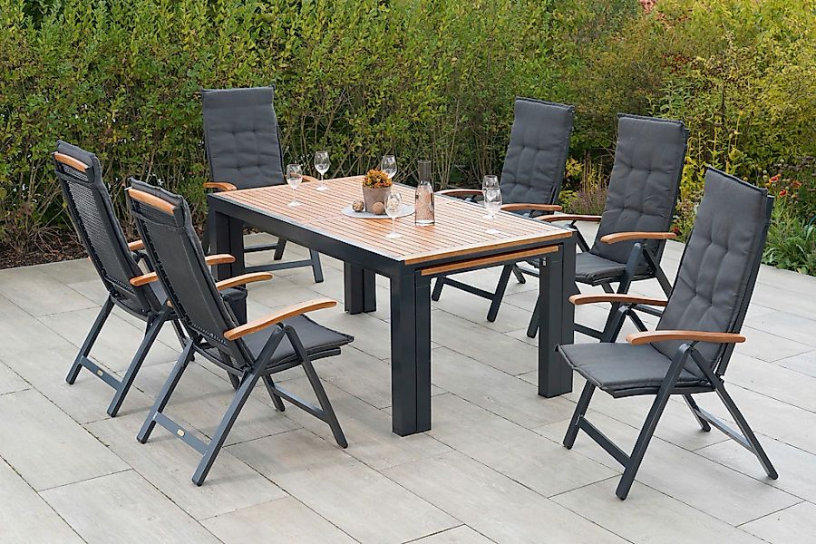 MERXX Garten-Essgruppe "Tilos", (13 tlg.), inkl. Auflagen günstig online kaufen