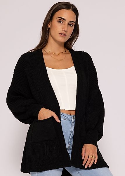 SASSYCLASSY Cardigan Oversize Strickjacke Damen aus günstig online kaufen