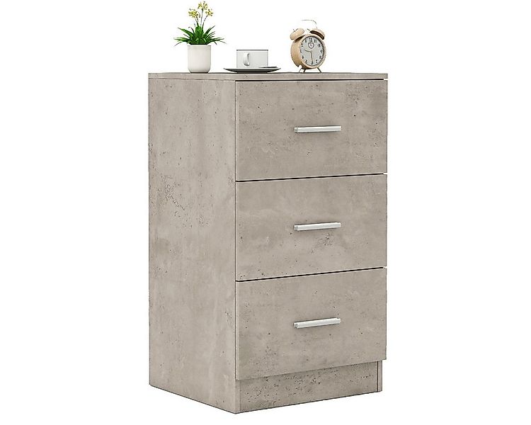 COSTWAY Nachttisch (1-St), mit 3 Schubladen, Büroschrank Beistelltisch 37x3 günstig online kaufen