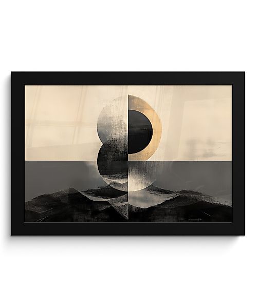 MuchoWow Poster Kreise - Schatten - günstig online kaufen