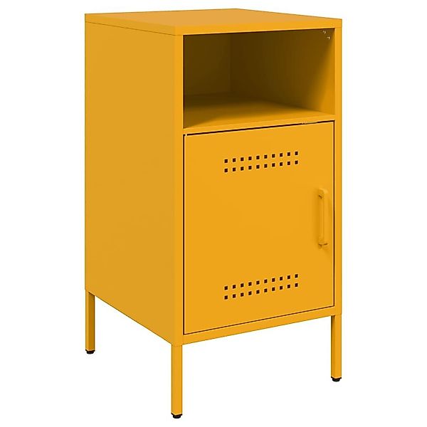 vidaXL Nachttisch Nachttisch Senfgelb 36x39x68 cm günstig online kaufen