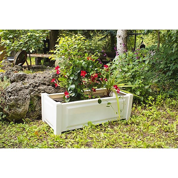 KHW Pflanzkübel "aus Kunststoff", BxTxH: 100x43x34 cm, einfaches Stecksyste günstig online kaufen