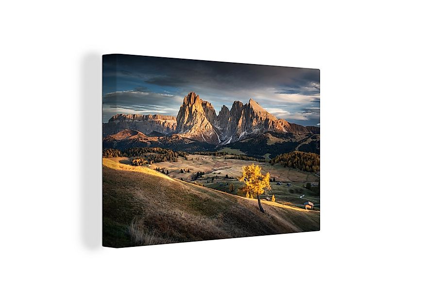 OneMillionCanvasses® Leinwandbild Dolomiten - Herbst - Berge, Fotodruck (1 günstig online kaufen