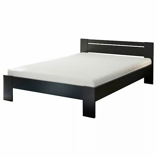 Futonbett Cannes schwarz Liegefläche B/L: ca. 140x200 cm günstig online kaufen