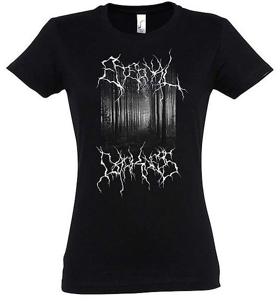 Urban Backwoods Print-Shirt Eternal Darkness Blackmetal Forest Damen T-Shir günstig online kaufen