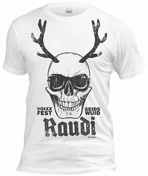 Soreso® T-Shirt Trachtenshirt Voixxfest Raudi Herren (Ein T-Shirt) Trachten günstig online kaufen