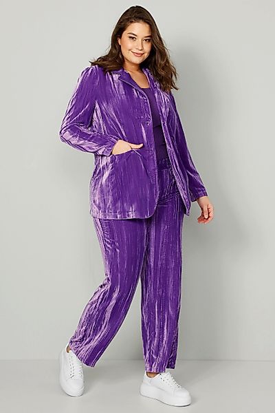Angel of Style Blusenblazer Samtblazer Crash-Samt günstig online kaufen