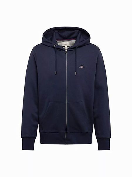 Gant  Sweatshirt Regular Shield Kapuzenjacke mit Reißverschluss günstig online kaufen