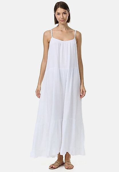 Rayshyne Maxikleid PM48 (Romantisches Maxikleid aus Musselin mit Spaghettit günstig online kaufen