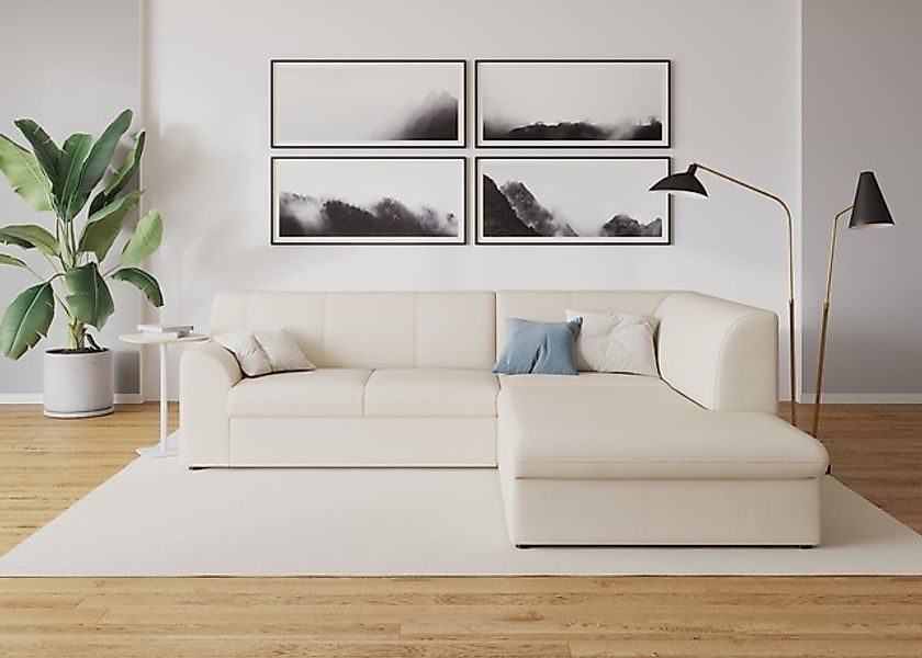DOMO collection Ecksofa »Topper zeitlos elegant, kompakte Stellmaße, OTTOs günstig online kaufen