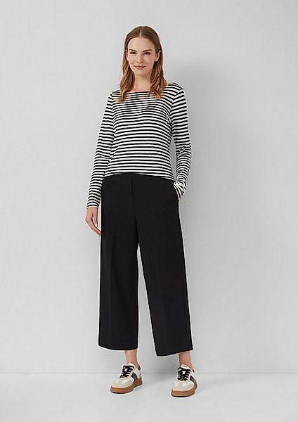 s.Oliver 7/8-Hose Hose Strukturierte Culotte mit Elastikbund günstig online kaufen