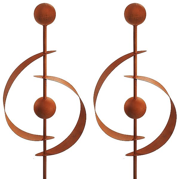 Kobolo Gartenstecker Dekostecker RUSTY SATURN in günstig online kaufen