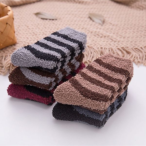 Coonoor Kuschelsocken Thermosocken -Herren Streifen Kuschelsocken günstig online kaufen