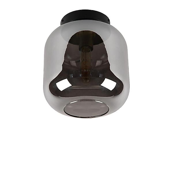 Deckenleuchte Joanet in Schwarz-transparent E27 günstig online kaufen