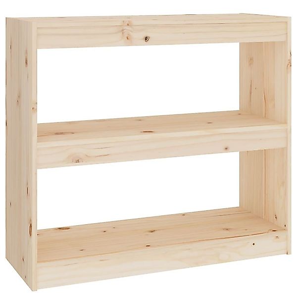 furnicato Bücherregal Bücherregal/Raumteiler 80x30x71,5 cm Massivholz günstig online kaufen