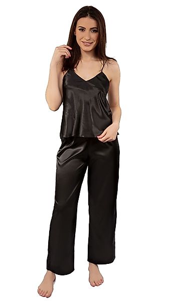 DKaren Schlafanzug Damen Satin Schlafanzug Pyjama günstig online kaufen