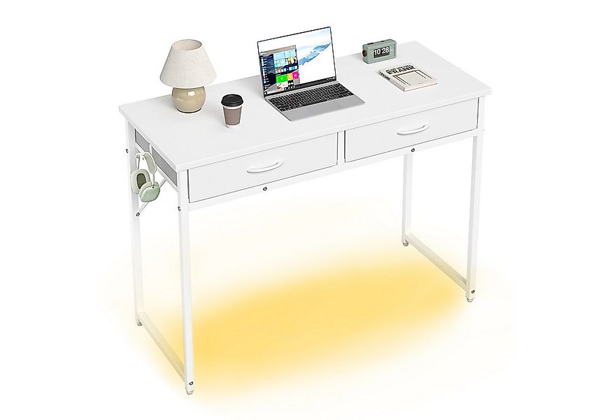 Pinmoco Schreibtisch Ein Schreibtisch mit Schubladen, ein Schminktisch, 106 günstig online kaufen