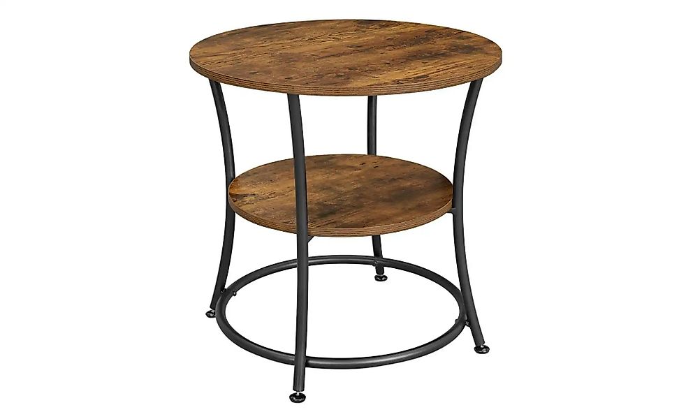 Beistelltisch   ¦ braun ¦ Maße (cm): H: 55  Ø: 55 Tische > Beistelltische > günstig online kaufen